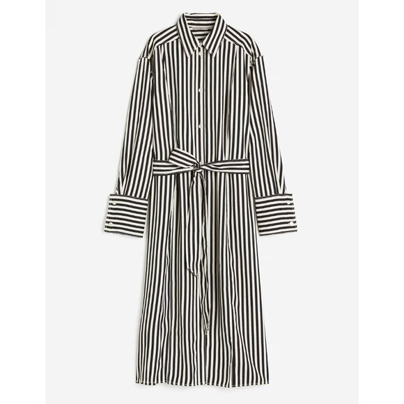 Tie-Belt Shirt Dress - Picture 1 of 5